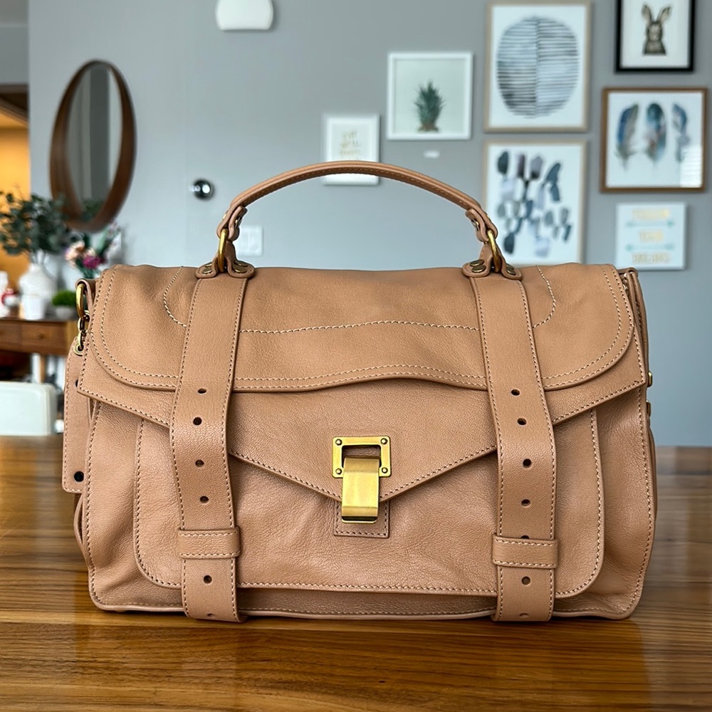 Proenza Schouler Tan Shoulder Bag